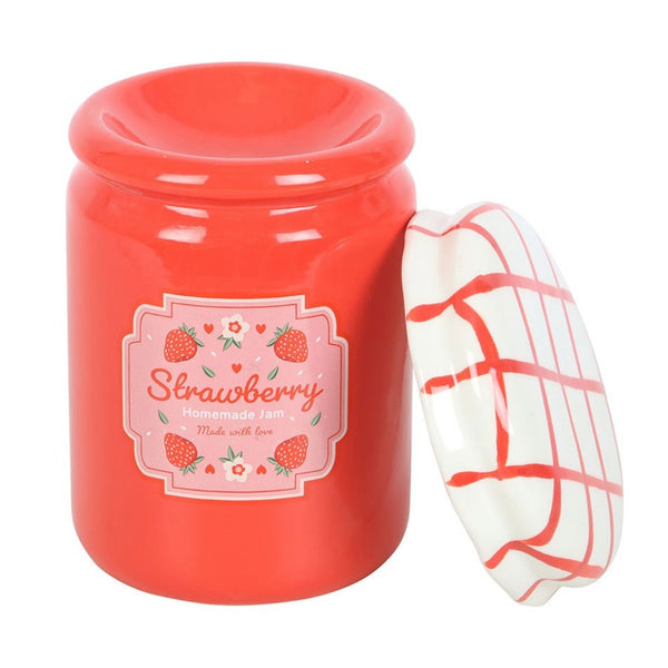 Strawberry Jam Jar Oil Burner