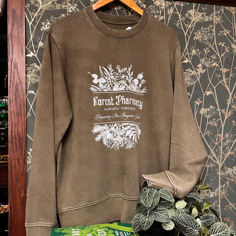 Forest Pharmacy Sweatshirt - Olive