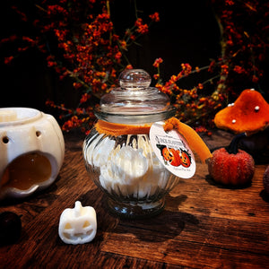 Jack O'Lantern Wax Melts Jar - Pumpkin Spice