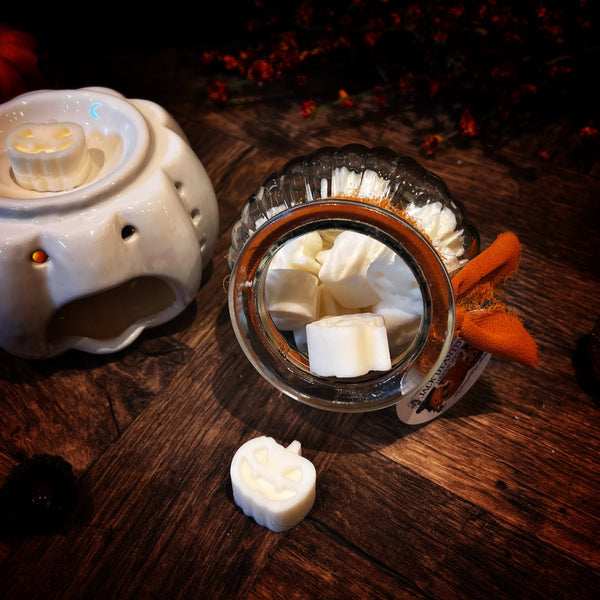 Jack O'Lantern Wax Melts Jar - Pumpkin Spice