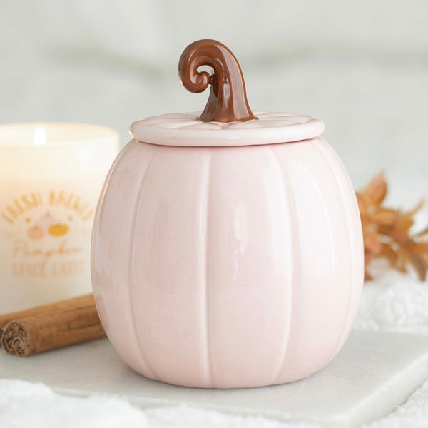 Pink Curly Pumpkin Oil Burner