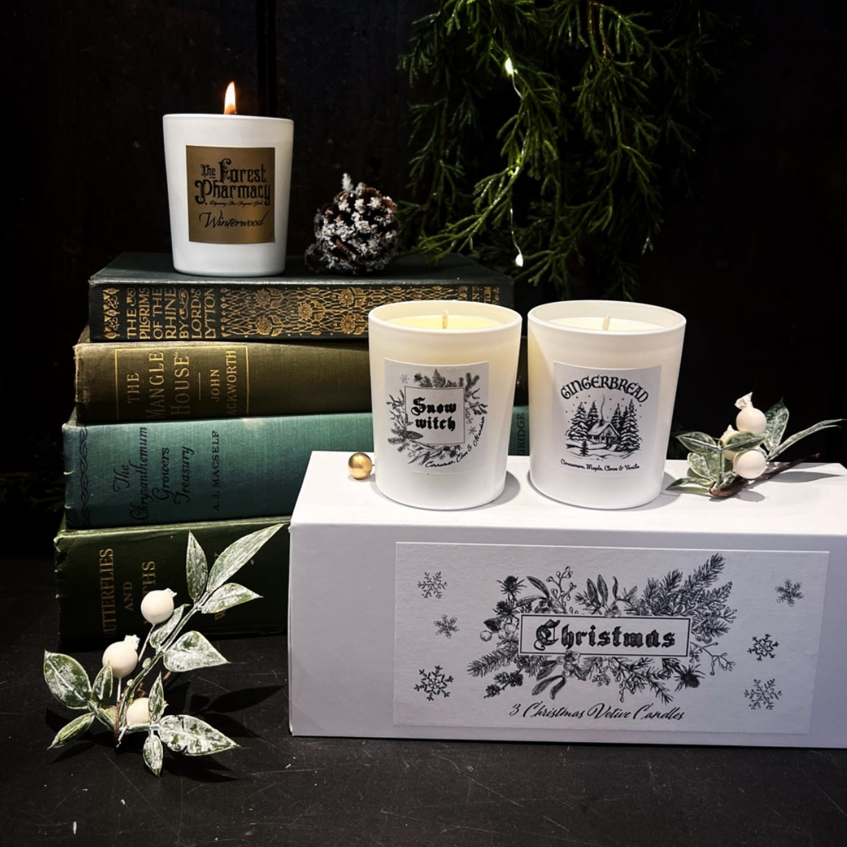 Christmas Votive Candle Set