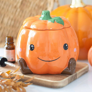 Cute Smiling Pumpkin Oil Burner