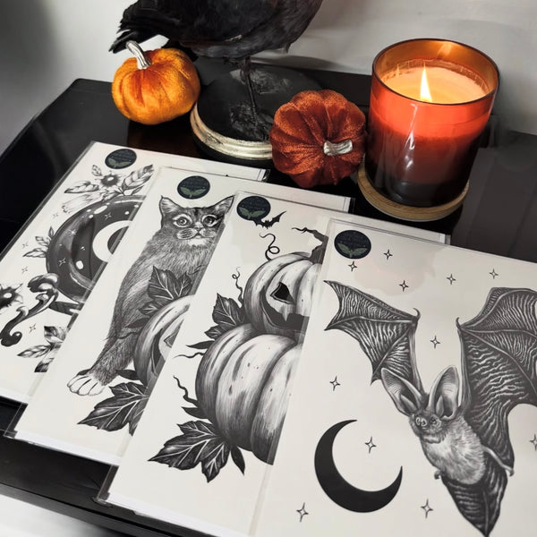 Set of 4 Rachael Rose Art Print Cards