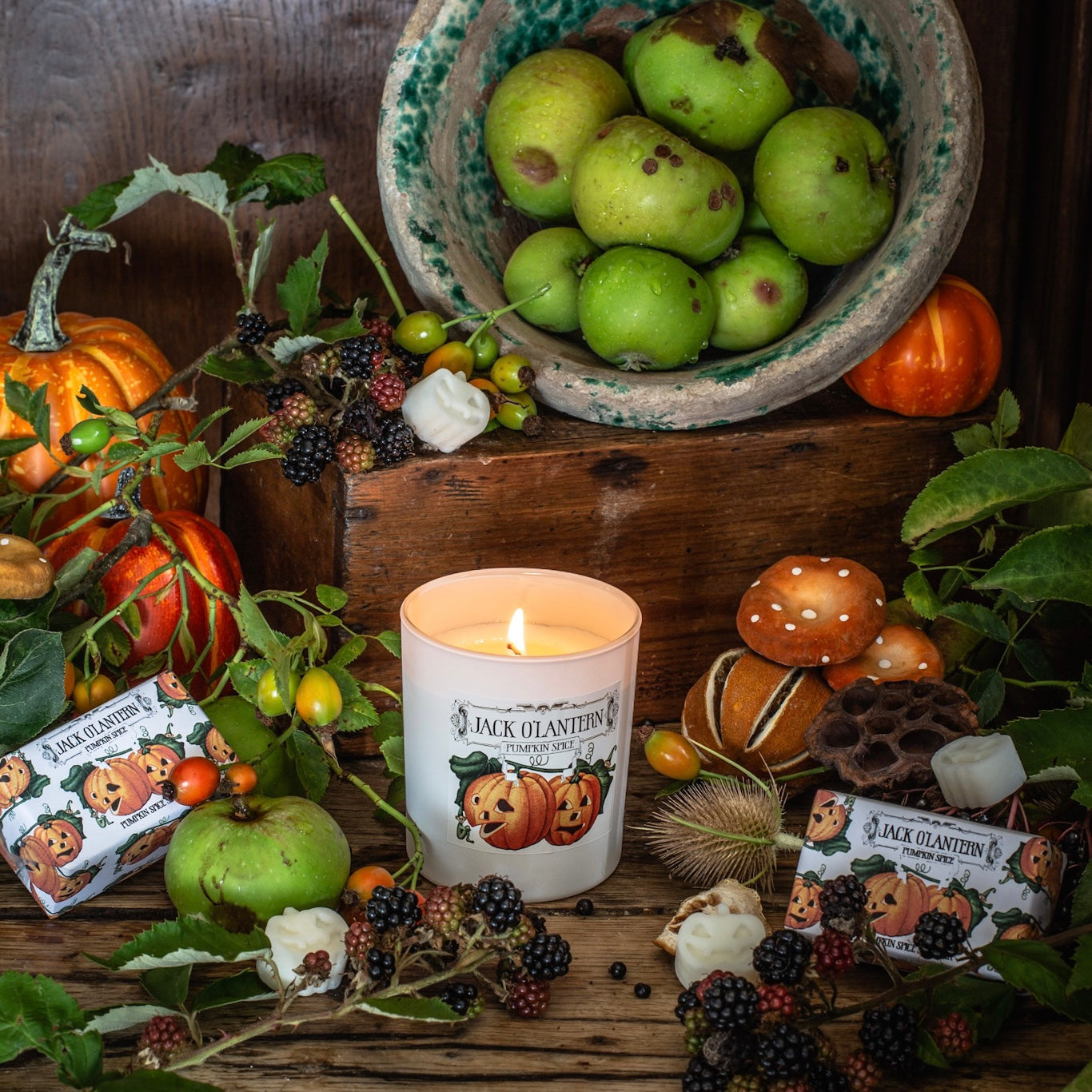 Jack O'Lantern Candle - Pumpkin Spice